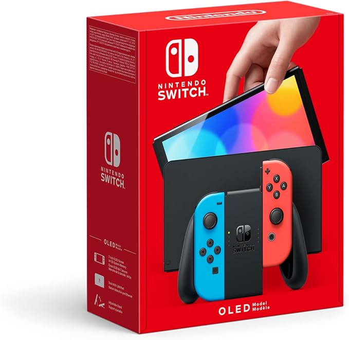 NINTENDO SWITCH OLED NEON RED&BLUEWHITE