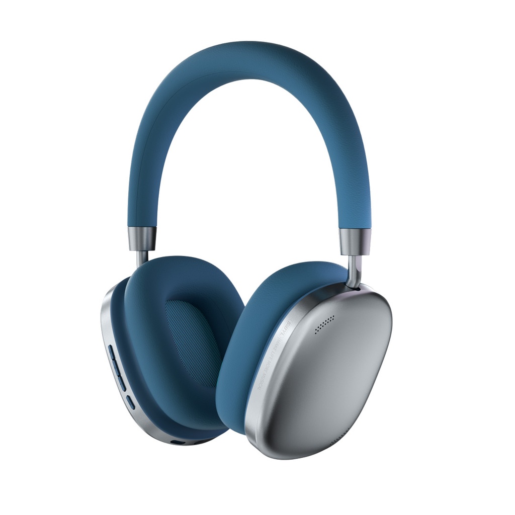 PORODO SOUNDTEC AIRPODMAX ANC HEADPHONE BLUE/GOLD/BLACK