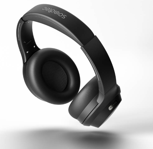 PORODO SOUNDTEC WIRELESS HEADPHONES BEIGE/ BLACK