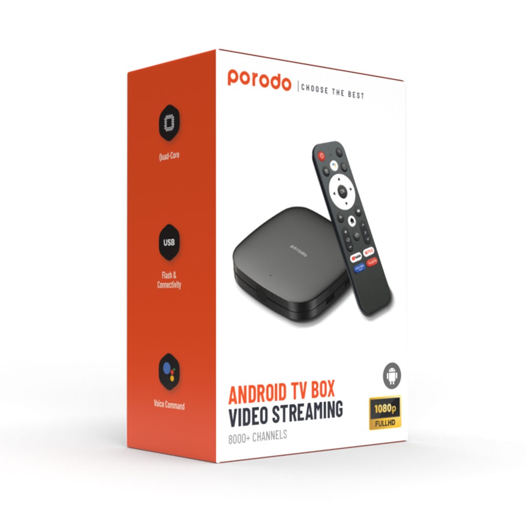 PORODO ANDROID TV BOX