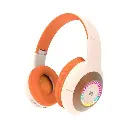 PORODO SOUNDTECH KIDS BLUETOOTH HEADPHONE 200MAH BEIGE/ORANGE/BLACK